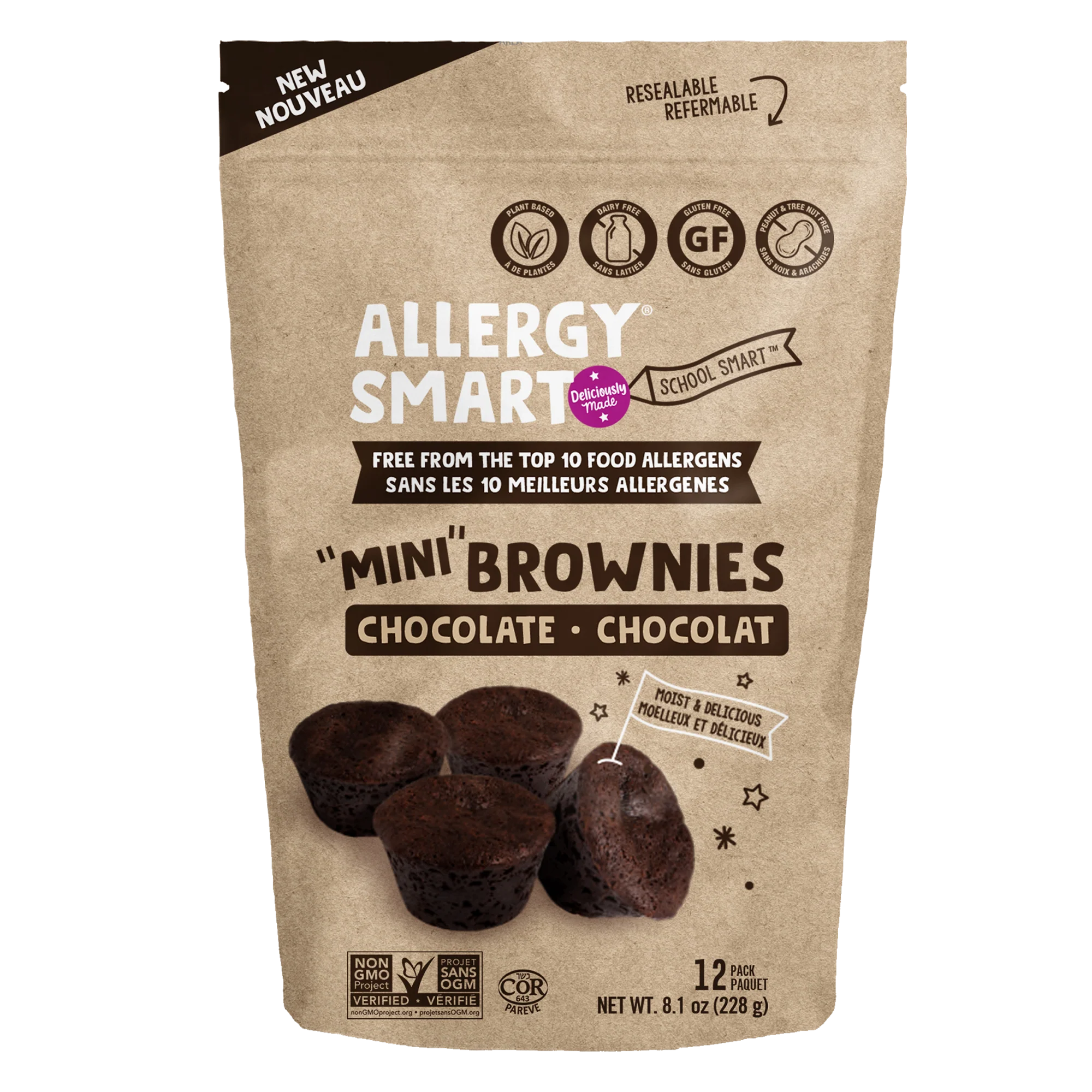 Allergy Smart Bite-sized Brownies